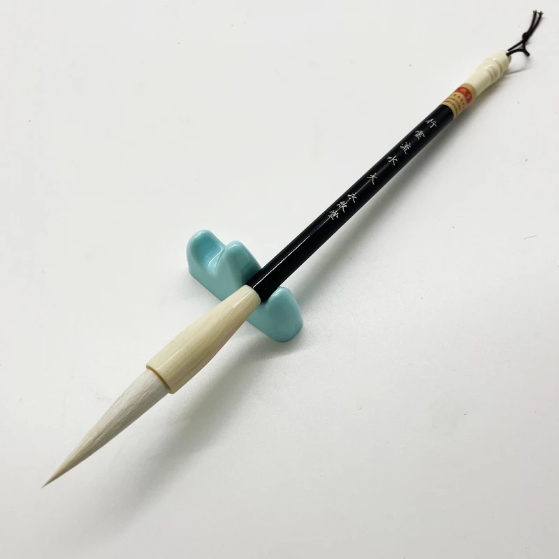 【行云流水】出锋4.8cm 口径1.1cm羊毫中楷毛笔草书行书 国画专用