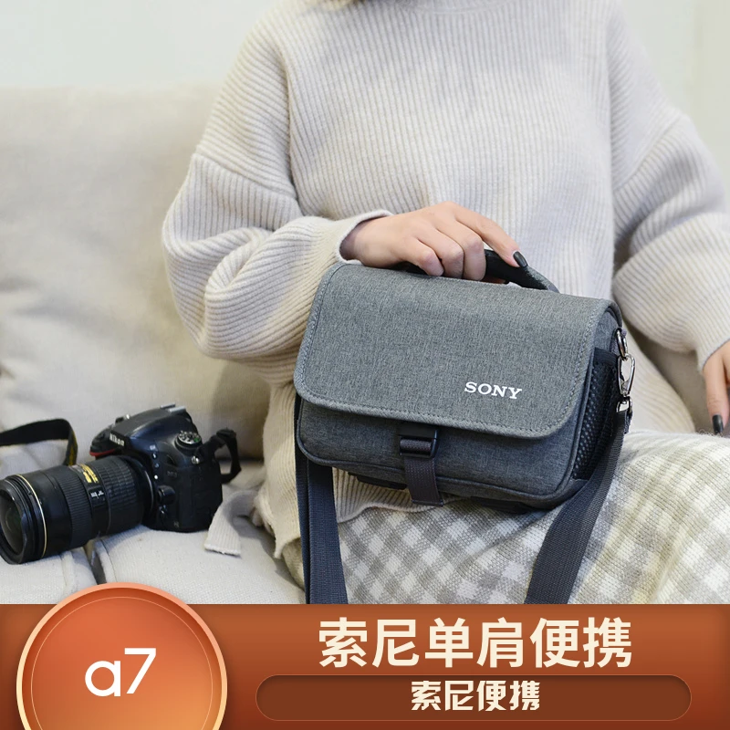 XFJI适用索尼单肩相机单反相机包微单相机包便携摄影包索尼相机包