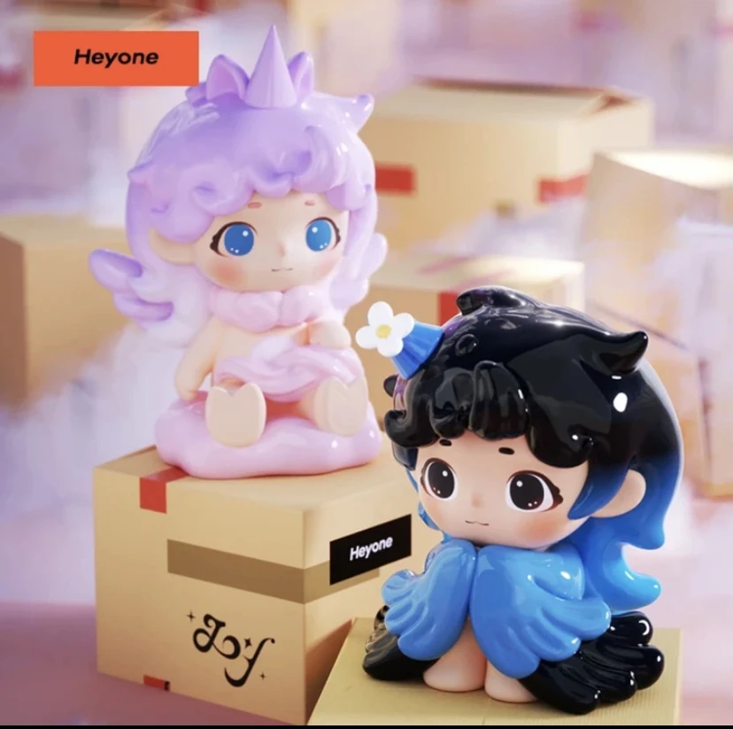 [拆盒]Heyone黑玩好运制造局系列Mini潮玩盲盒手办摆件