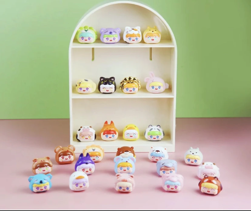 【帮拆】泡芙萌动星球萌粒系列盲盒冰箱贴