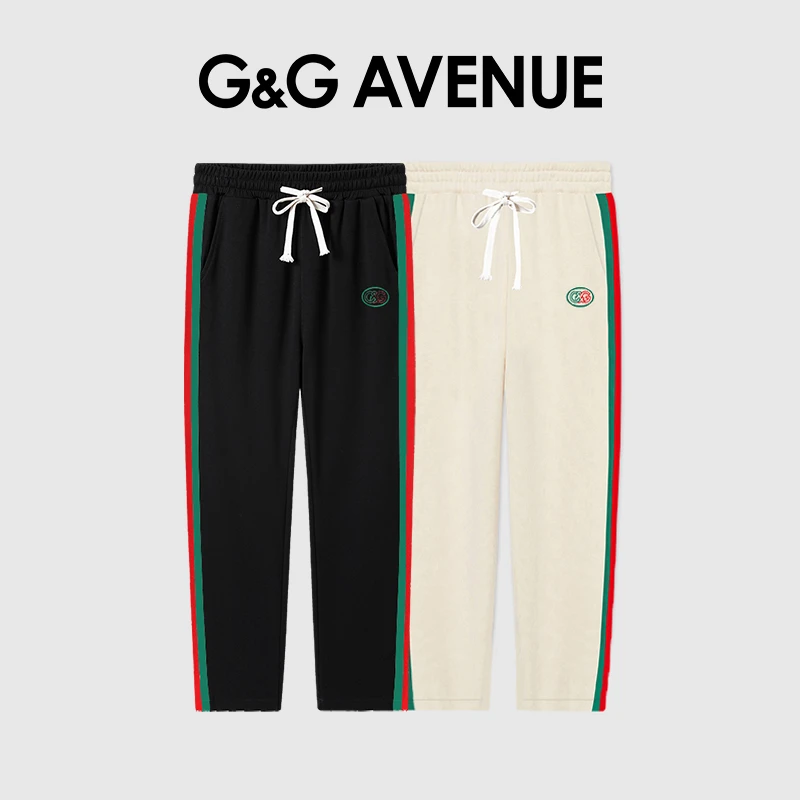 G&G AVENUE百搭潮款时尚男士轻奢男裤直筒裤休闲裤-GK2311214