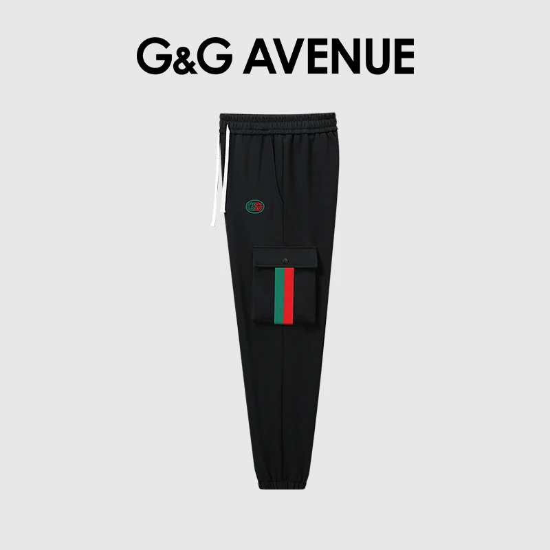法国G&G AVENUE潮牌时尚多口袋运动卫裤休闲裤男女同款-GK2323105