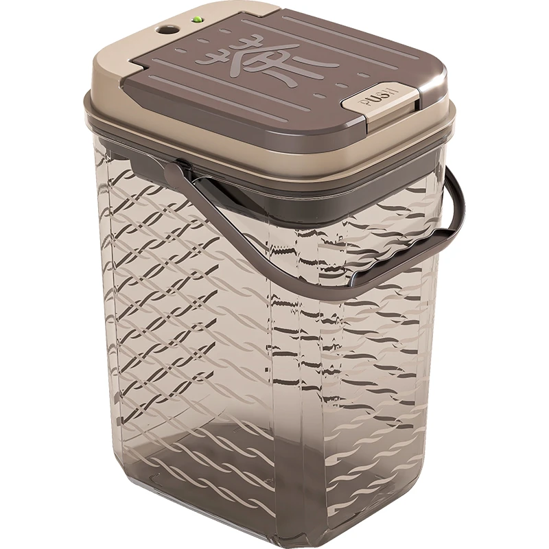 茶水桶翻盖茶台接水桶茶叶分离塑料桶茶具配件家用茶桶废水茶渣桶