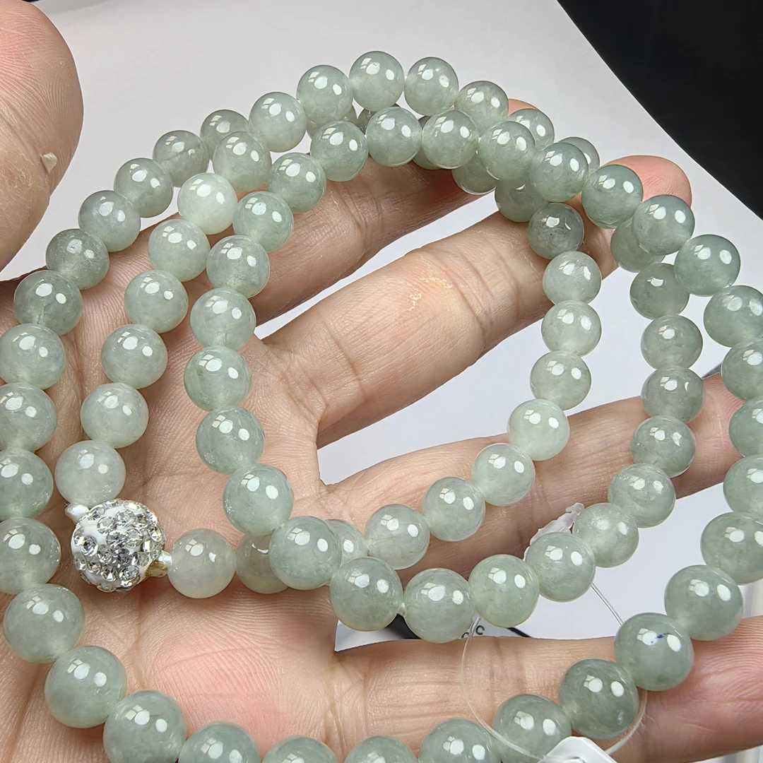 34161450-2天然翡翠珠串