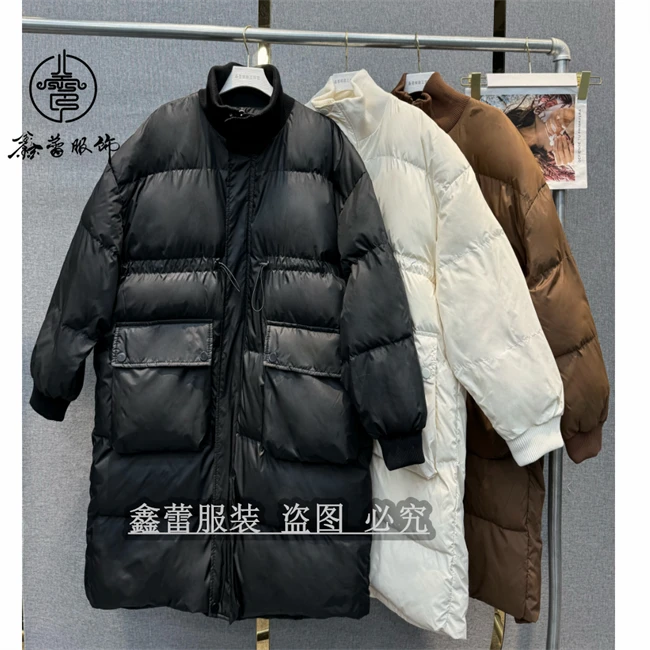 【鑫蕾】2023秋冬男女同款韩版时尚保暖中长款棉服外套wt8352