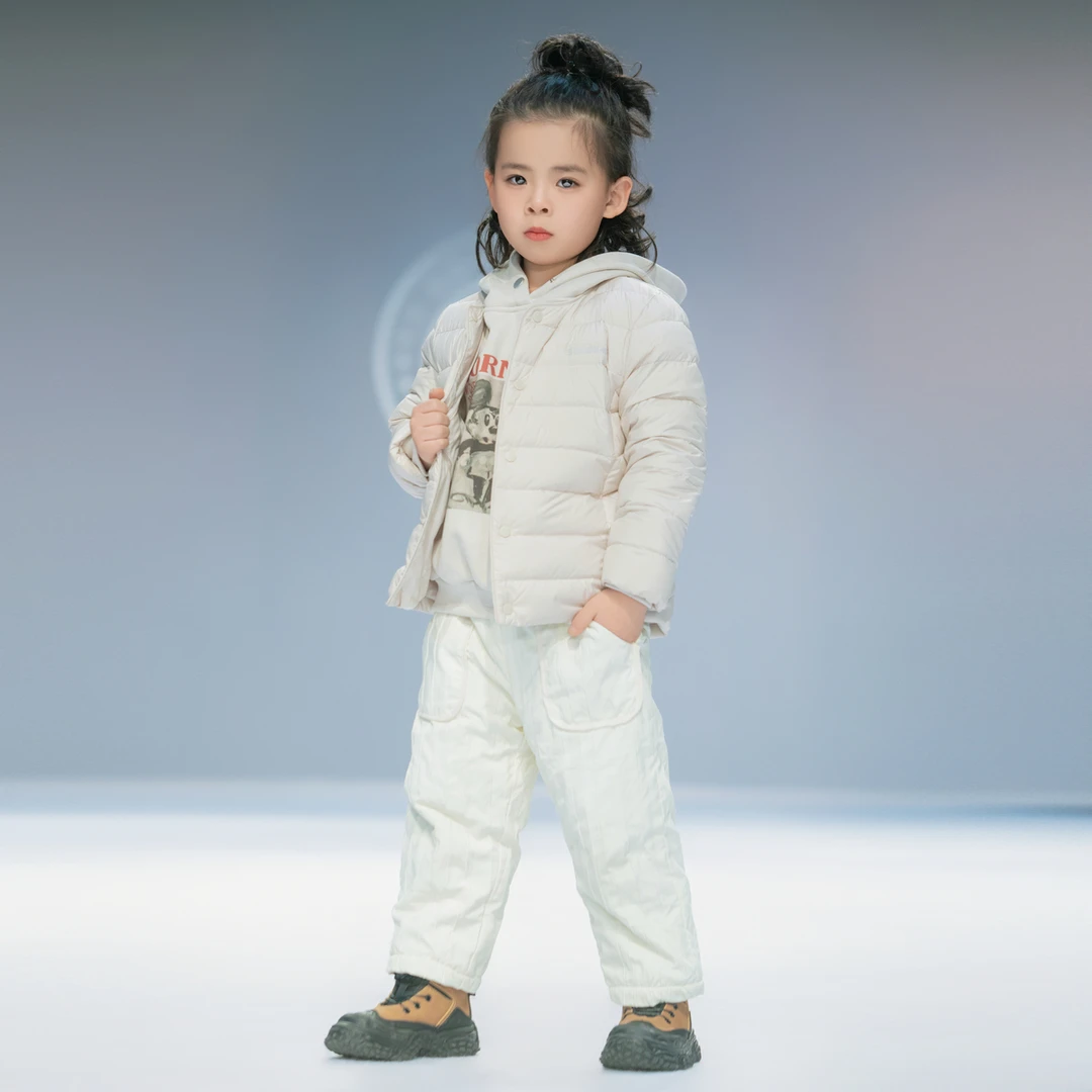 波司登儿童羽绒服轻薄保暖秋冬冬季中大童小童女童加厚女宝立领