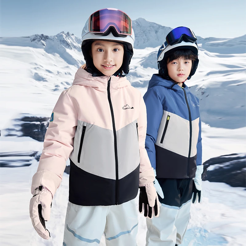 波司登儿童羽绒服滑雪服新款加厚户外防风冲锋衣冬装T30142530E