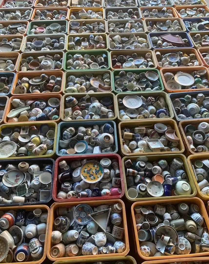 中古回流密胺陶瓷杯盘