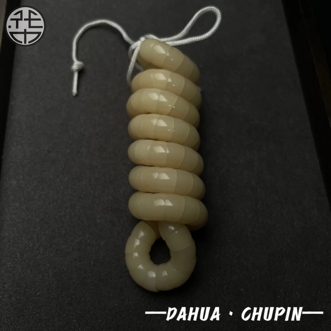 原生态菩提根大肠脖挂文玩佛珠尺寸8mm（送工具）