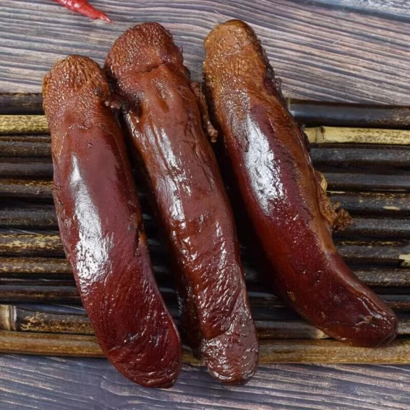 青杠柴腊猪舌头（古法熏制）