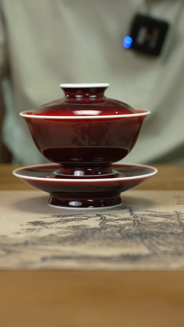 【闪购商品】杯景德镇上庄陶瓷郎红三才微瑕