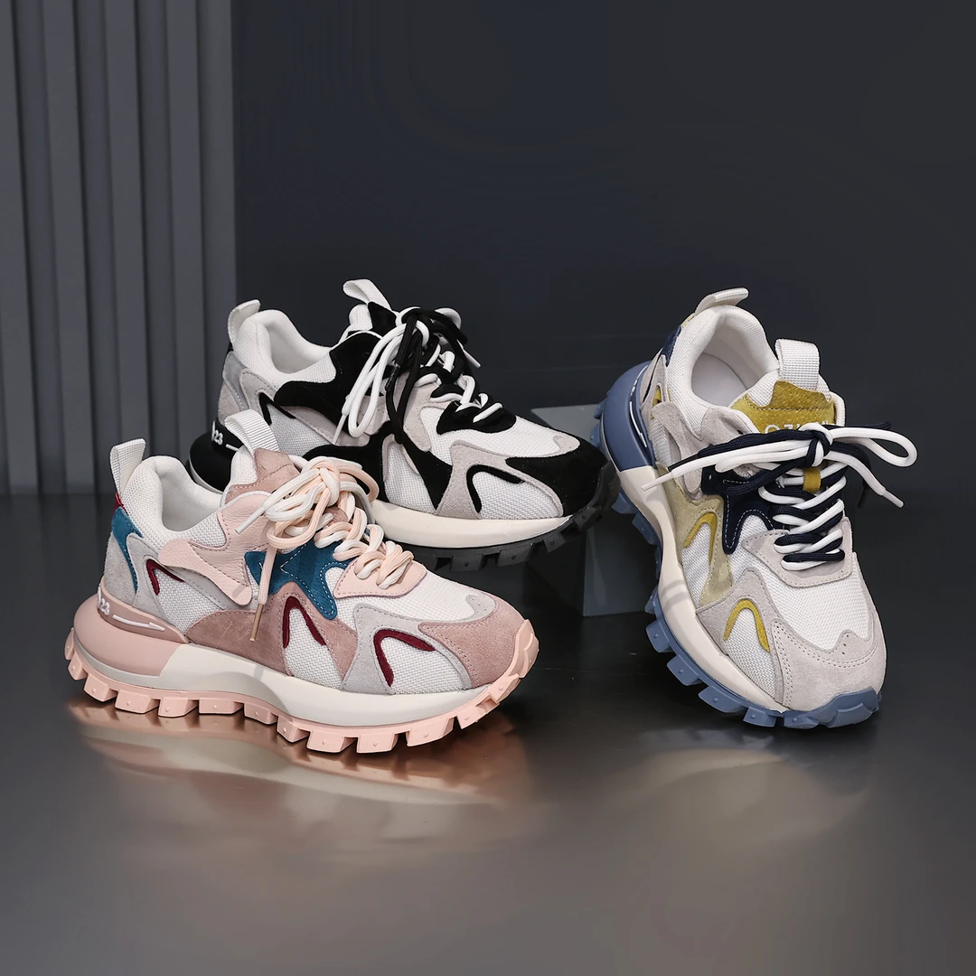 【老彭同学】增高5CM2025春夏季新款时尚高能感休闲风百搭女鞋9675