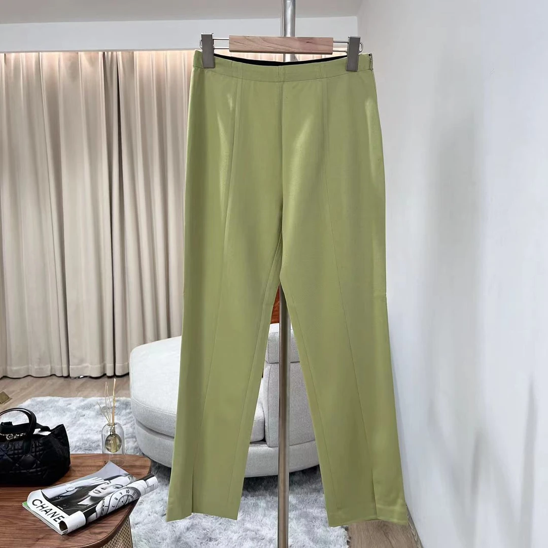 AC3619 女士百搭时尚开叉休闲裤