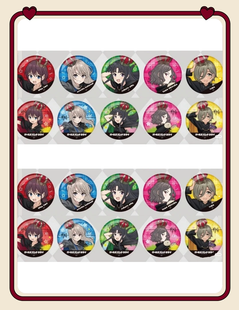 【代拆】哭泣少女乐队 gbc新宿快闪皇冠系列吧唧 一包一枚