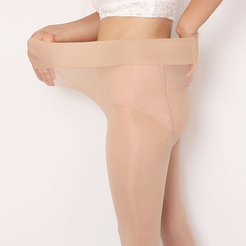 马油袜防勾丝薄款肉色光腿神器春秋款超薄连体水光袜包臀透肤丝袜