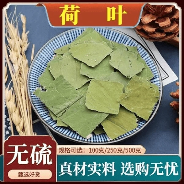 三健堂【荷叶】正宗 优质荷叶片泡水何叶 可配番泻叶冬瓜皮