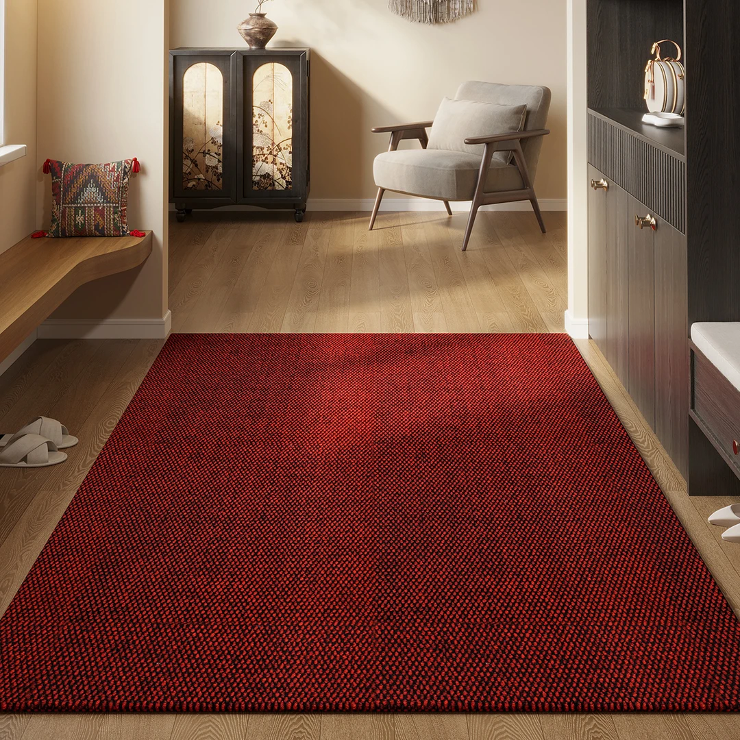 入户门垫菠萝纹纯色满铺地垫耐脏除尘防滑大门口进门脚垫地毯玄关