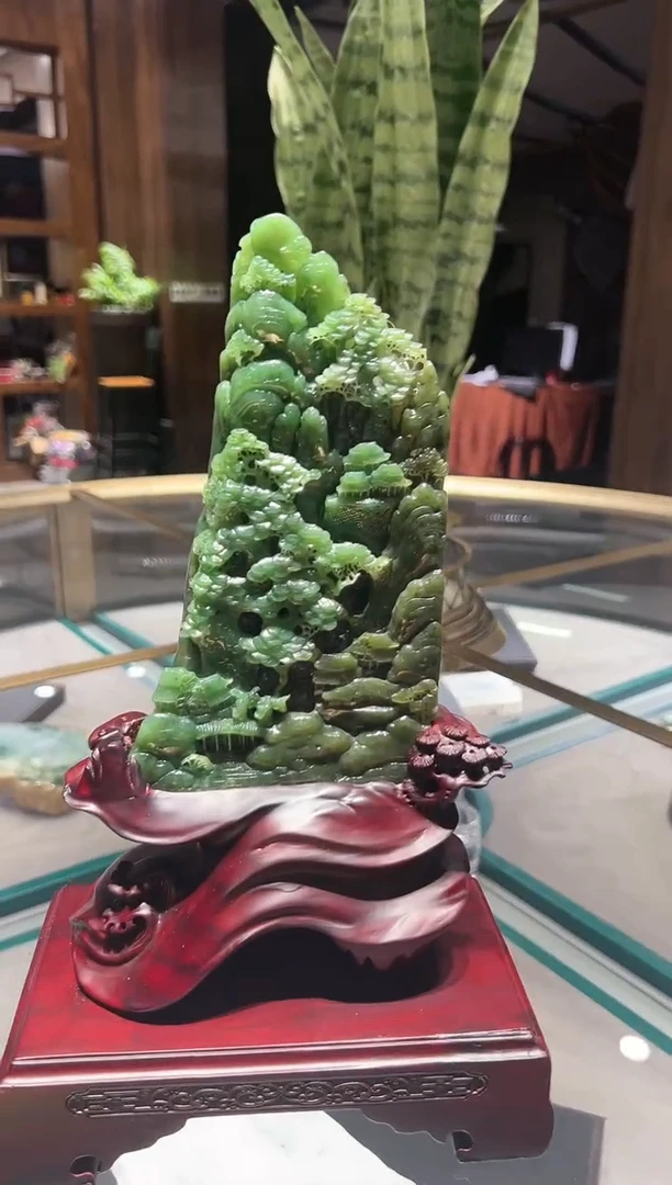 【闪购商品】和田玉（碧玉）摆件未镶嵌63】摆件
