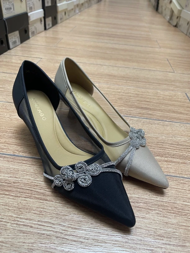 622134405e漫步佳人浅口四季高跟鞋