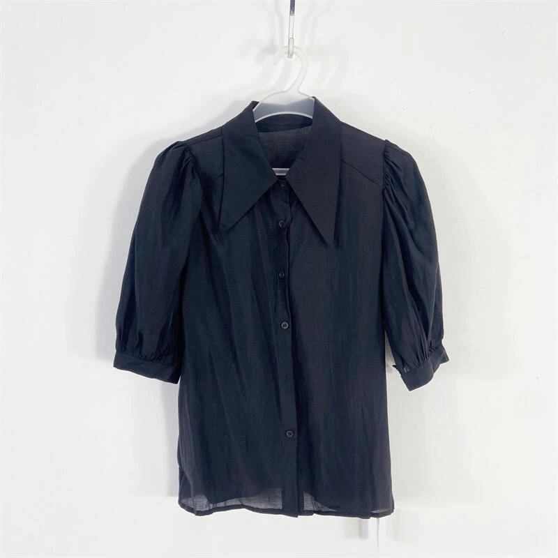 【77衣橱】KM7571欧货精品女装上衣长袖衬衫时尚休闲
