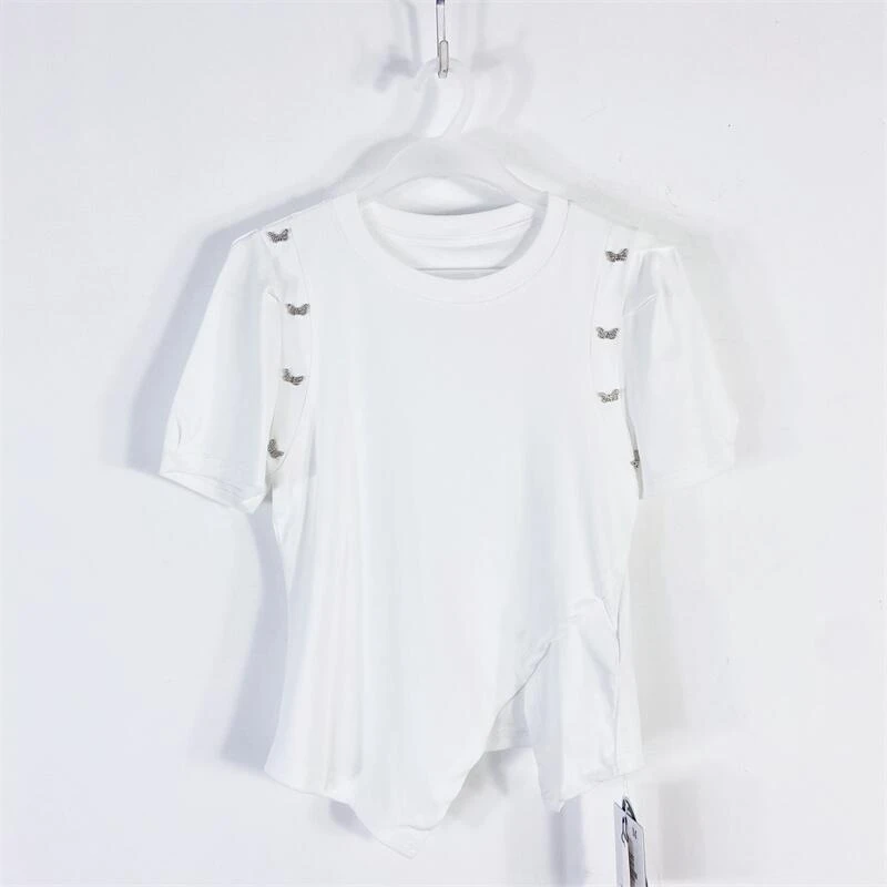 【77衣橱】KYX8681精品女装上衣短袖T恤气质轻奢