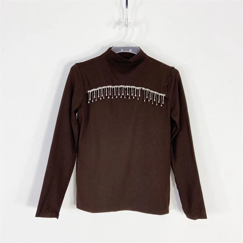 【77衣橱】KS1444精品加薄绒秋冬女装款长袖上衣【红人上新】