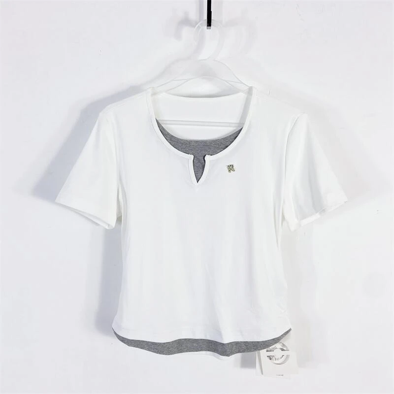 【77衣橱】KYX9132精品女装上衣短袖T恤气质轻奢