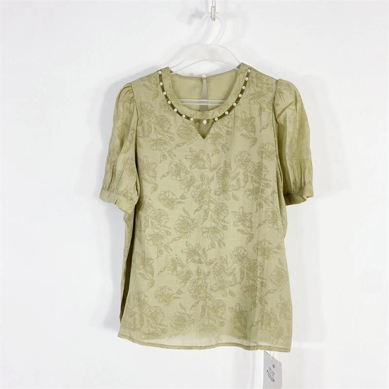 【77衣橱】KYX8533精品女装上衣短袖T恤气质轻奢