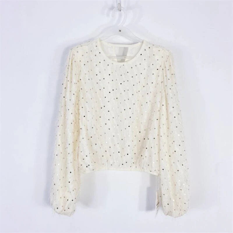 【77衣橱】ED1534精品秋冬女装上衣长袖气质轻奢【红人上新】