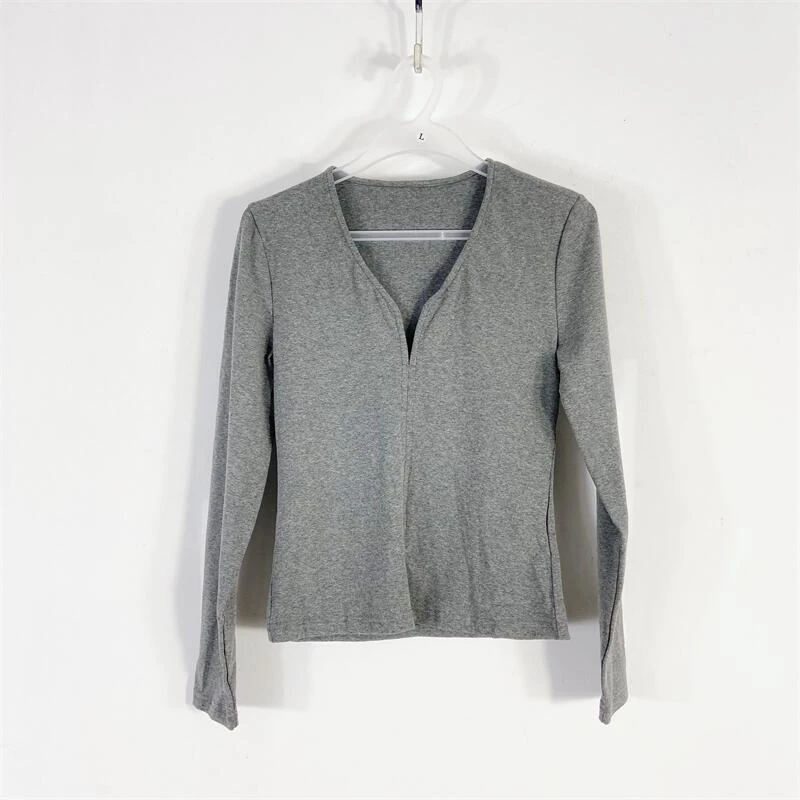 【77衣橱】KS9790精品女装上衣长袖T恤气质轻奢