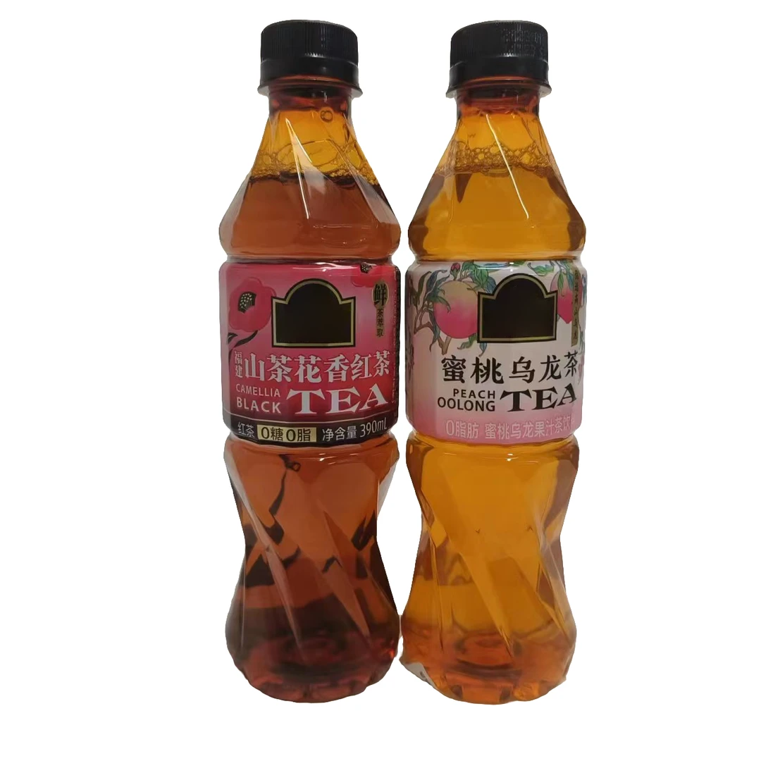 【临期 保质期至2024-10-09】蜜桃乌龙茶/山茶花香红茶390ml