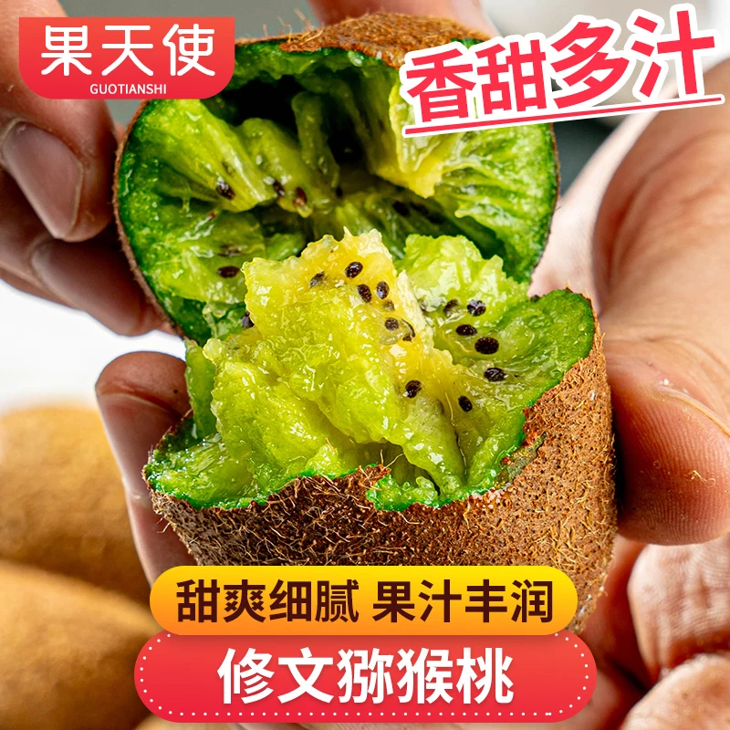 【果天使贵州贵阳仓发货】修文猕猴桃奇异果24枚香甜多汁新鲜水果
