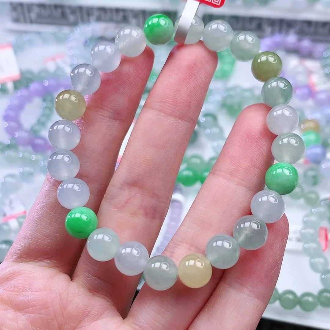 翡翠手链未镶嵌翡翠8mm