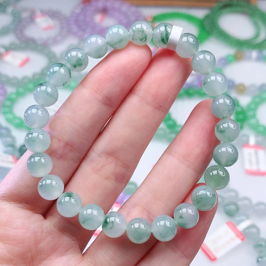 翡翠手链未镶嵌翡翠7.5mm