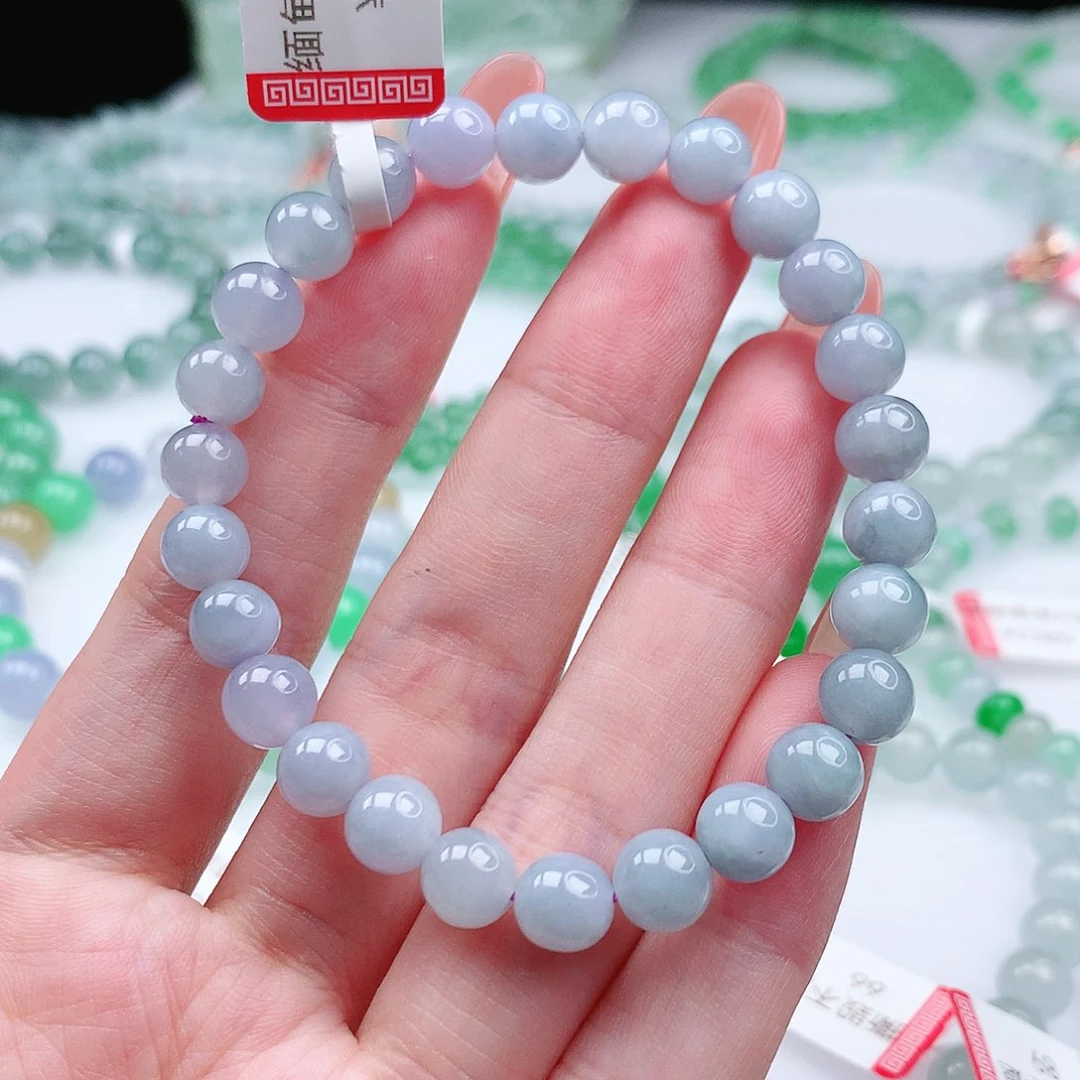 翡翠手链未镶嵌翡翠7mm