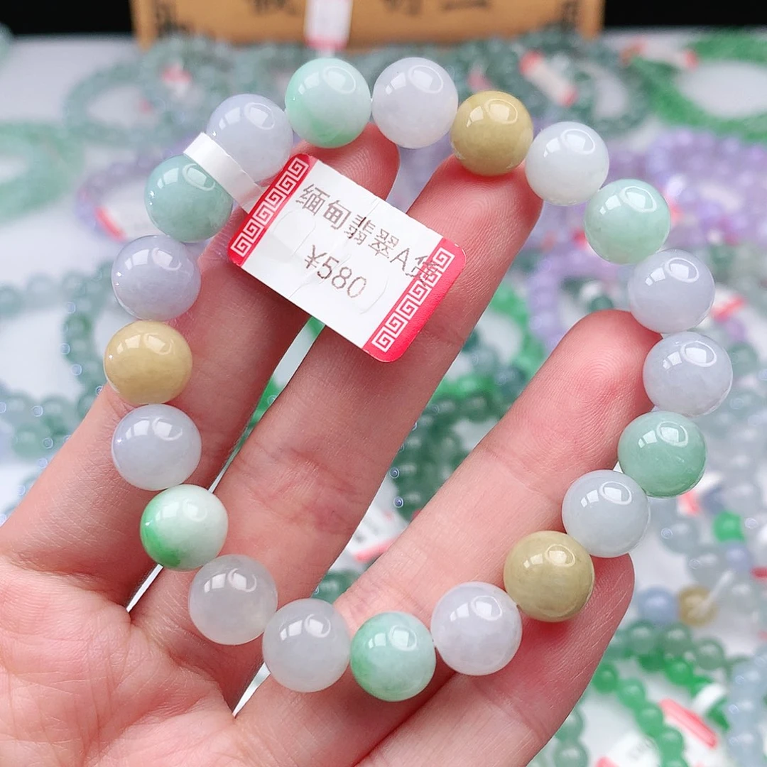 翡翠手链未镶嵌翡翠10mm