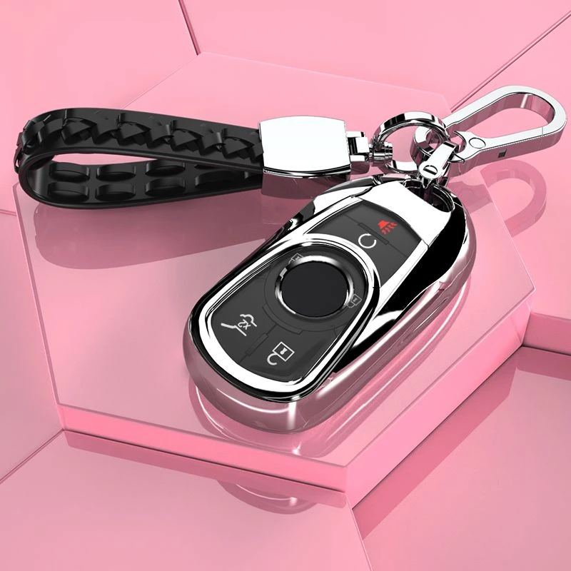 适用别克GL8汽车专用钥匙套新款全包豪华一键启动尊享型装饰扣链