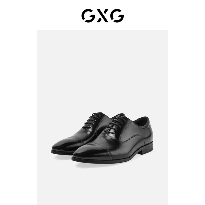 GXG男鞋21秋季新款休闲商务正装德比鞋真皮男士皮鞋#13D1500014K