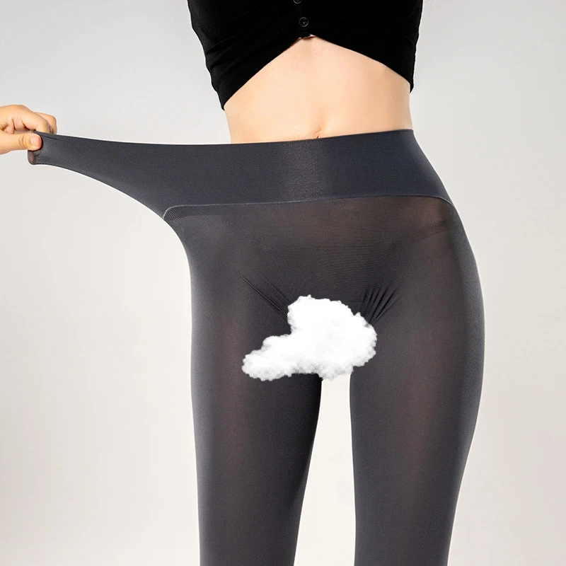 辣妈日记【秋言】80D天鹅绒无缝深裆丝袜女士无痕莱卡秋冬连裤袜