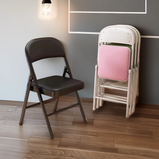 可折叠免安装餐椅电脑椅宿舍椅培训椅靠背凳子家用便携办公会议椅