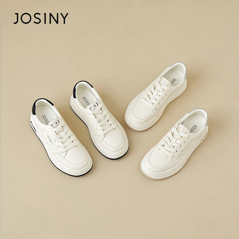 卓诗尼经典软底休闲板鞋2025秋季时尚百搭小白鞋低帮平底运动鞋女