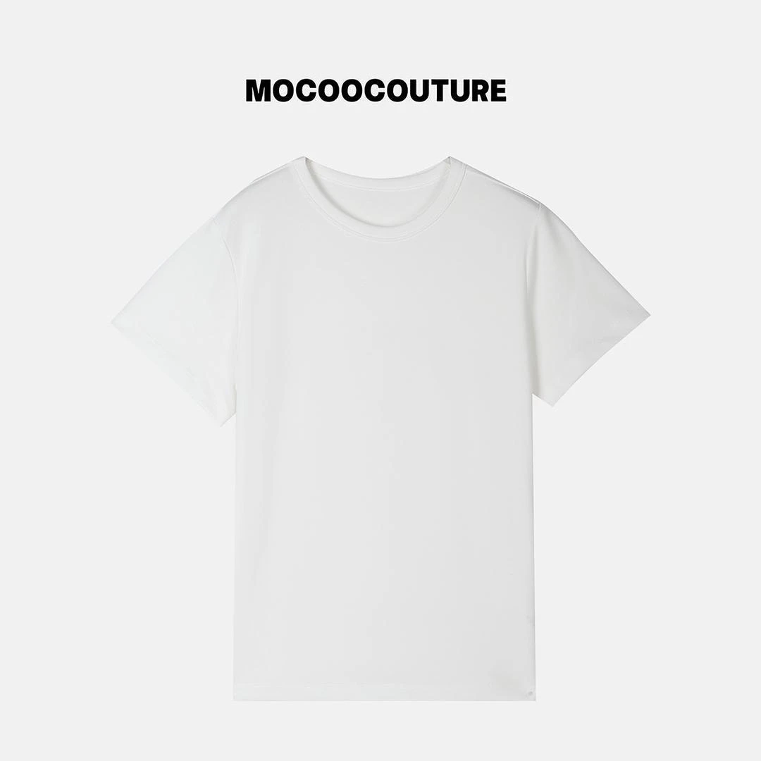 纯色简约绵绵T恤  26129