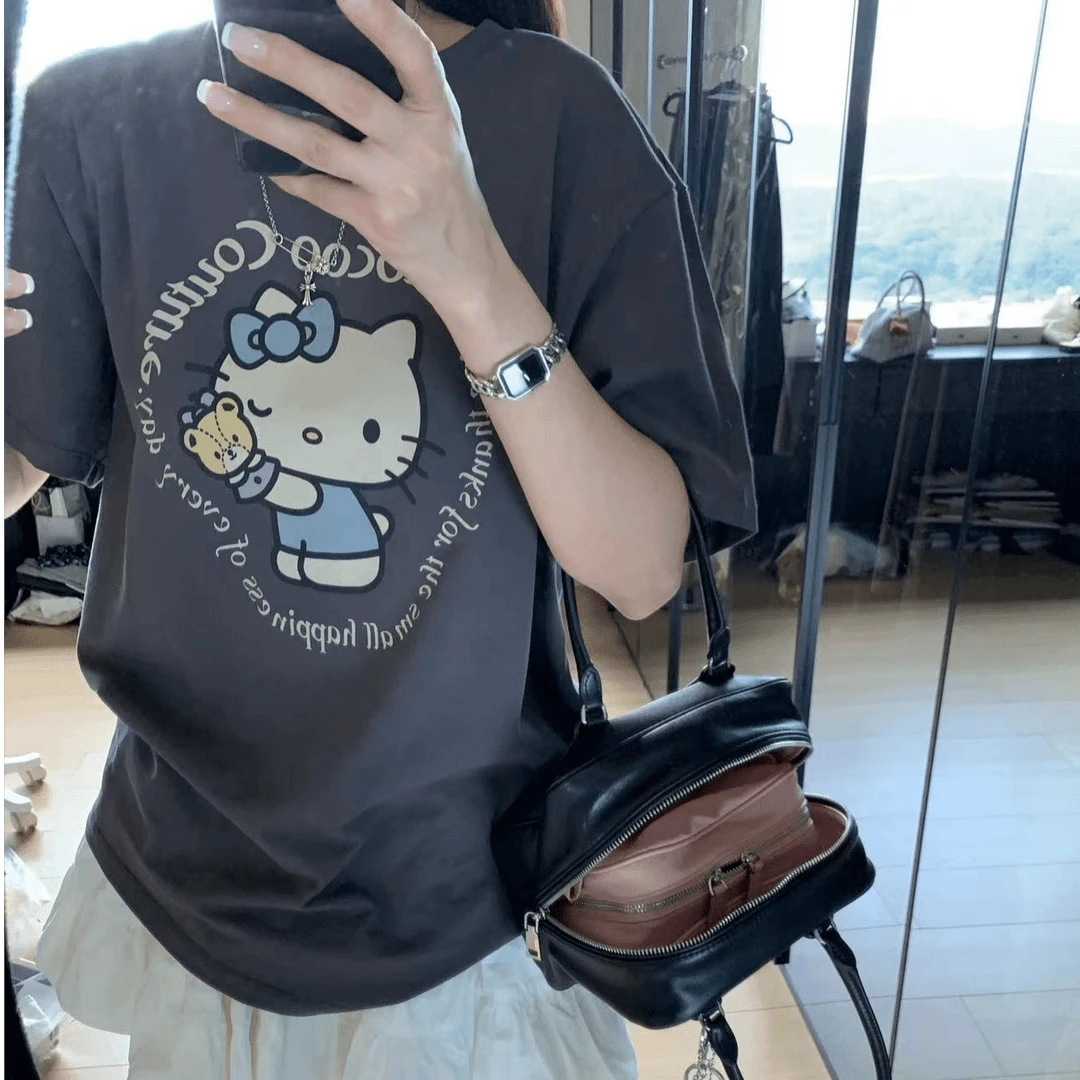 LA 卡通印花 智秀同款 T恤26288