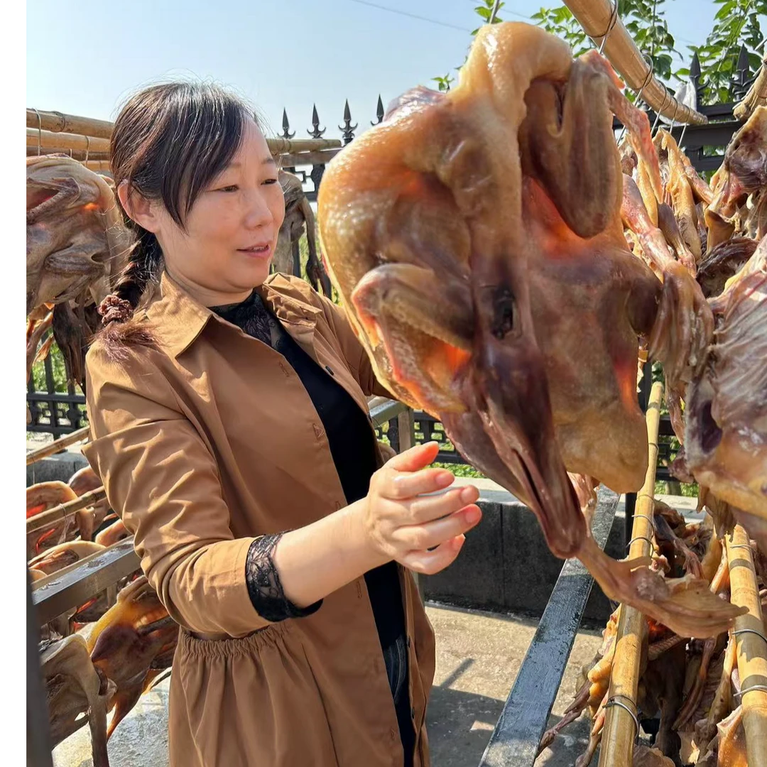 咸香味麻鸭安徽腊味晒干家乡山里货特色