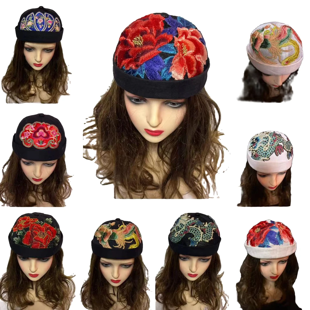 民族风地主帽瓜皮帽夏款镂空