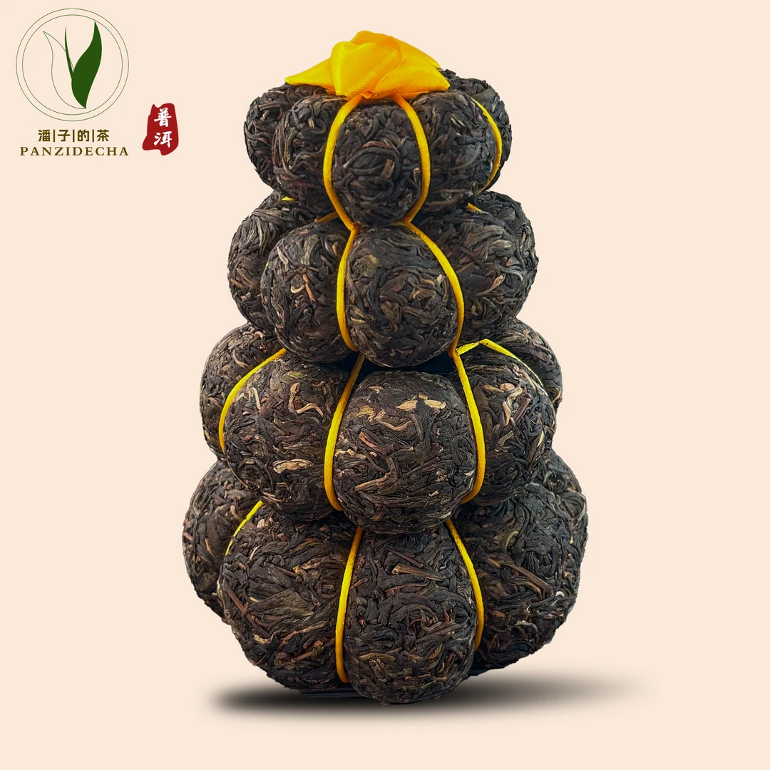 【董事长私藏】2023年黄丝带宝塔贡瓜普洱生茶1000g