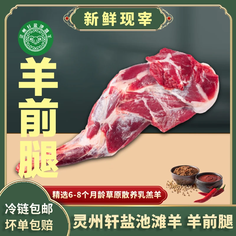 盐池滩羊 羊前腿 私人定制 草饲180天乳羔羊10斤