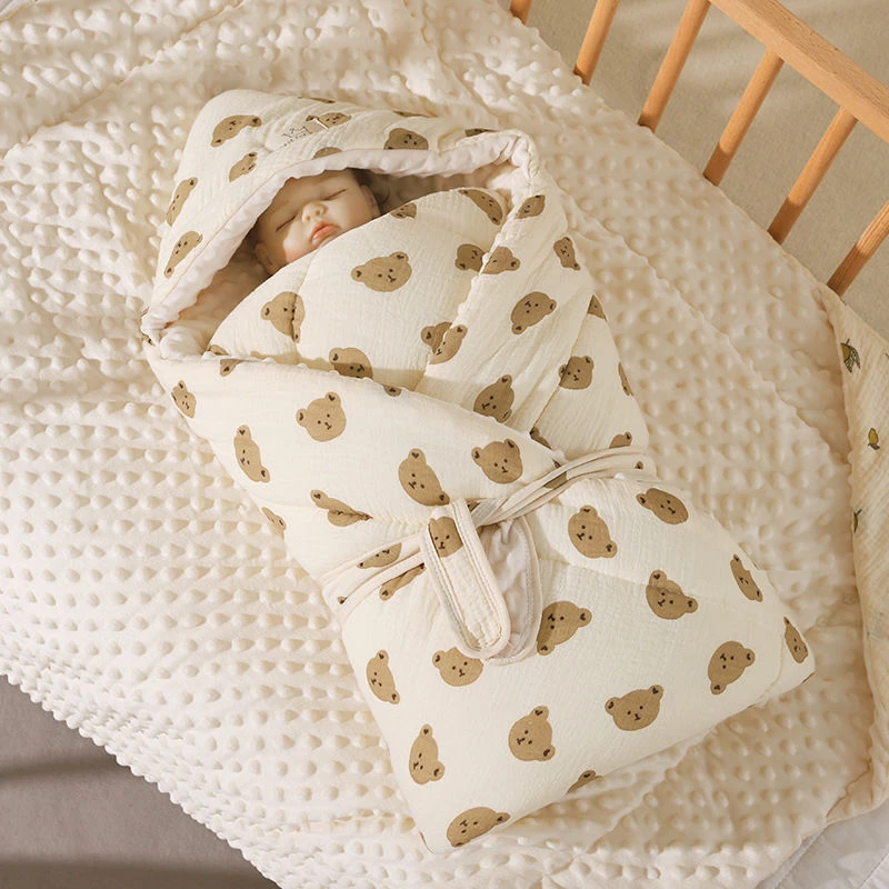 新店宠粉福利婴幼儿纯棉包被豆豆毯抱被