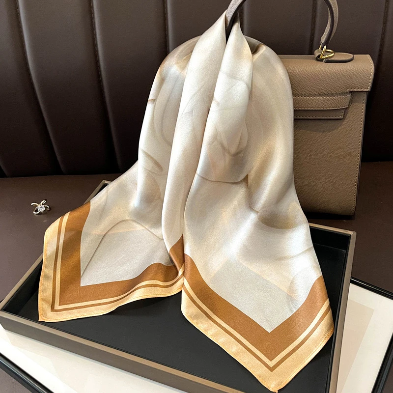 2024新款百搭丝绸丝巾方巾 70*70#0-1583