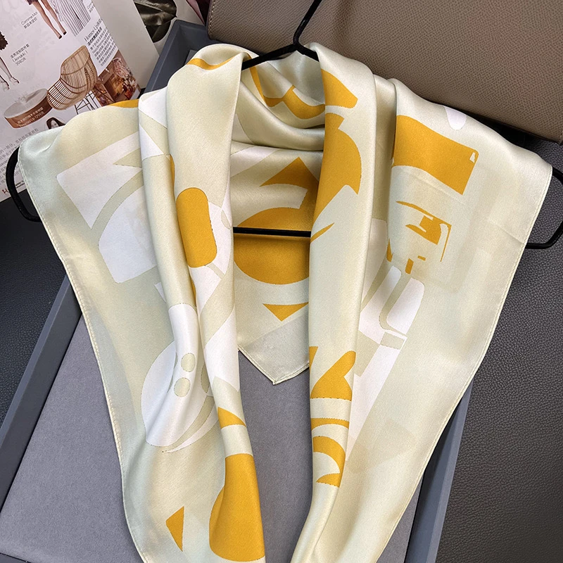 2024新款百搭丝绸丝巾方巾 70*70#0-1529